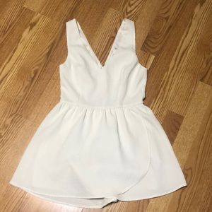 White Mini Romper